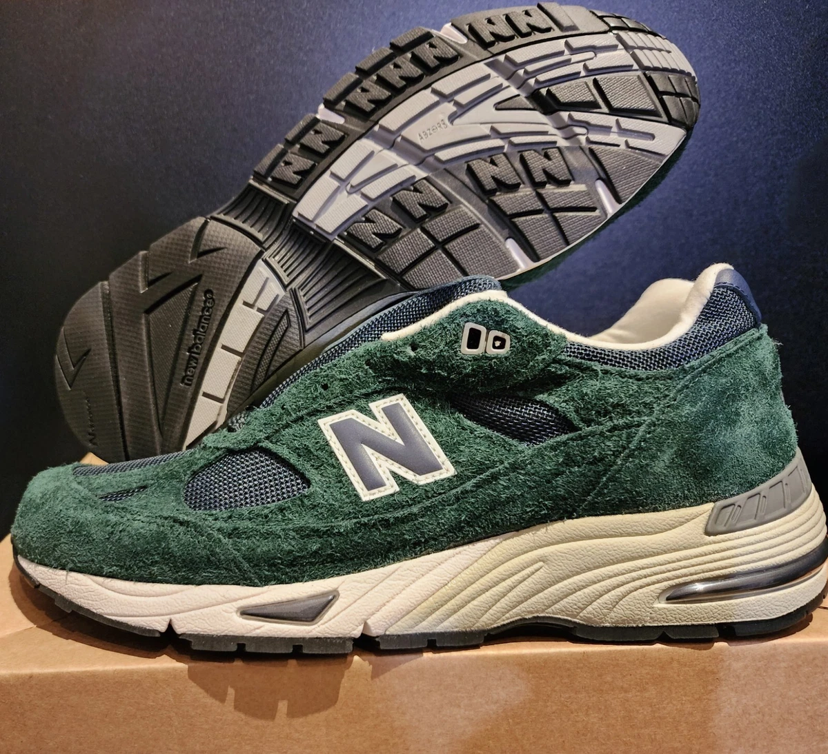 New Balance 991v1MiUK Ponderosa Pine M991GGN Made In UK Men
