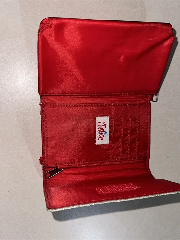 Cartera pequeña Justice roja blanca azul. B26 Foto 4 de 4