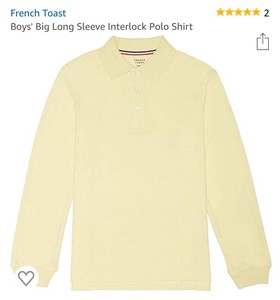 french toast yellow uniform shirts