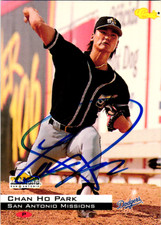 Chan Ho Park Signed 1994 Classic #20 San Antonio Missions