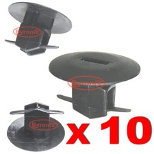 FORD ESCORT SIERRA GRANADA COSWORTH WHEEL ARCH LINING CLIPS PLASTIC INNER X 10