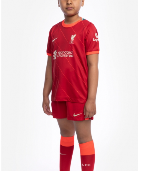 NEW Nike FC Liverpool Child Little Boy's Home Kit 21/22 Large | eBay