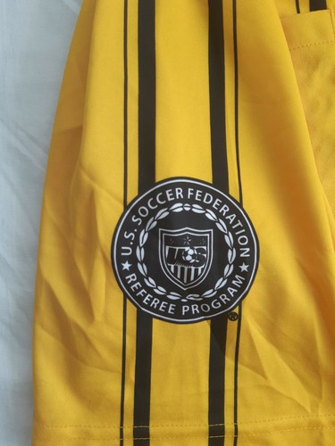 Official Sports US Soccer Federation Referee Program Jersey Yellow Size L - Picture 5 of 9