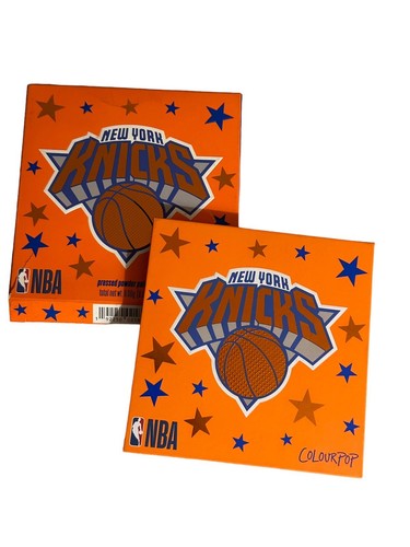 COLOURPOP x NBA New York Knicks palette polvere viso occhi pressata + gel glitter - Foto 6 di 8