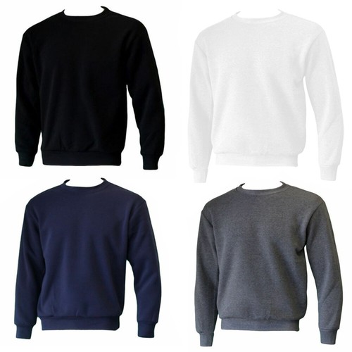 New Men's Adult Unisex Crew Neck Jumper 