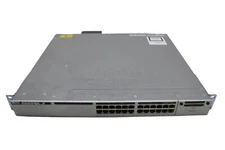 Cisco WS-C3850-24U-S 24-Port Gigabit Switch w/ 1x 1100W PSU Blank Module