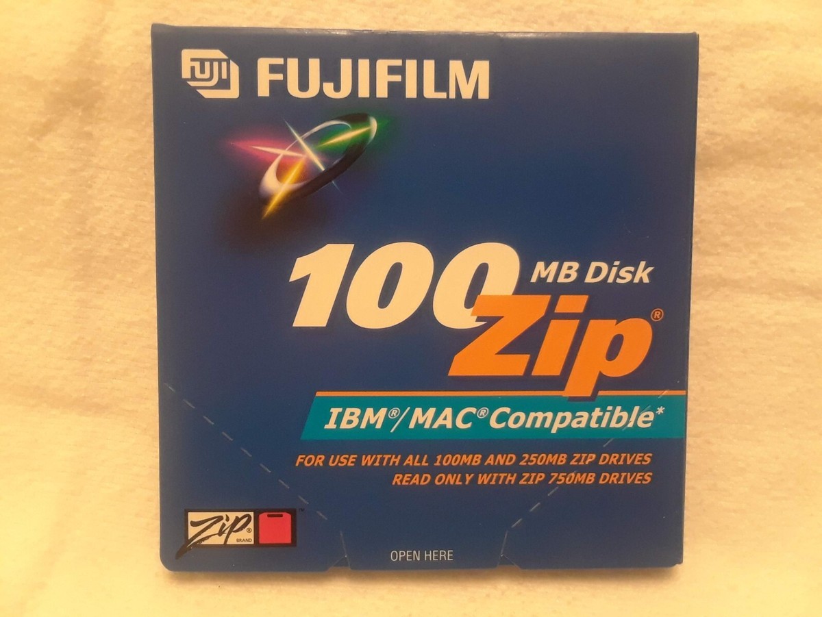 Brand New for Iomega Zip Drive FujiFilm brand Zip 100 MB Disk PC