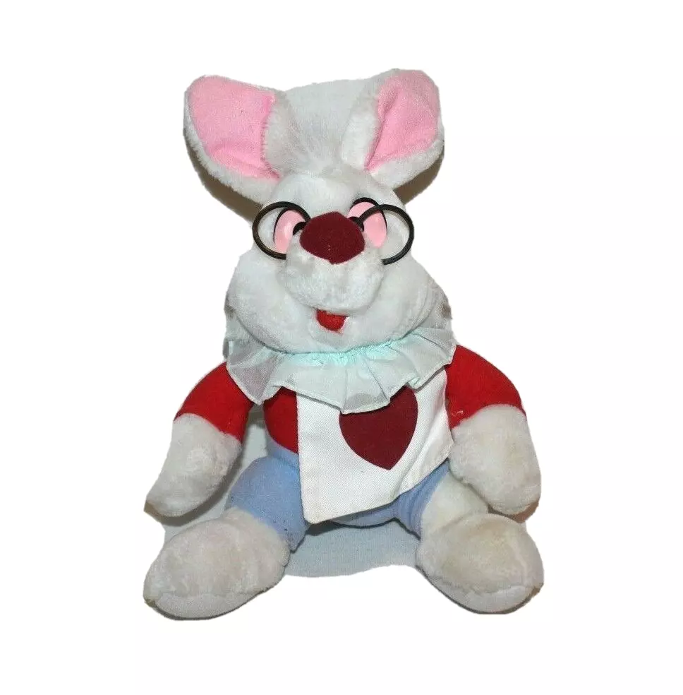 Alice in Wonderland Phunny White Rabbit 8 Plush