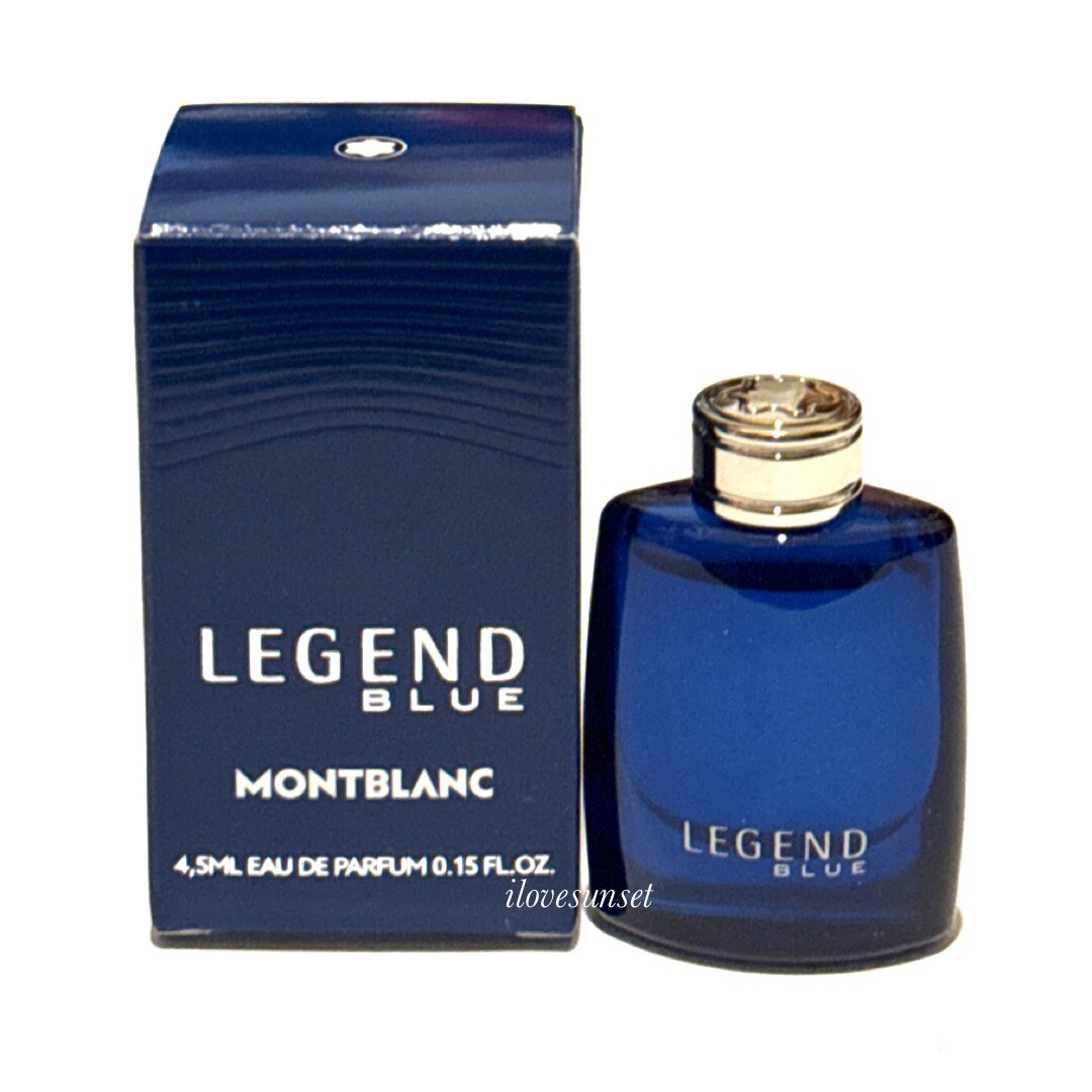 NIB {Montblanc} LEGEND BLUE Eau De Parfum Miniature Splash 4.5ml