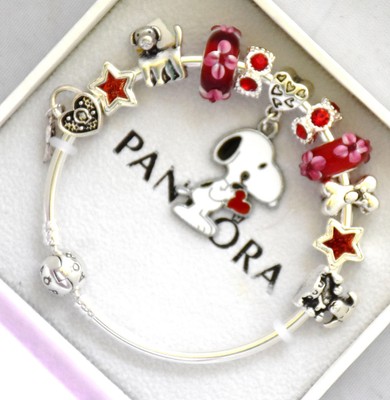snoopy charm bracelet