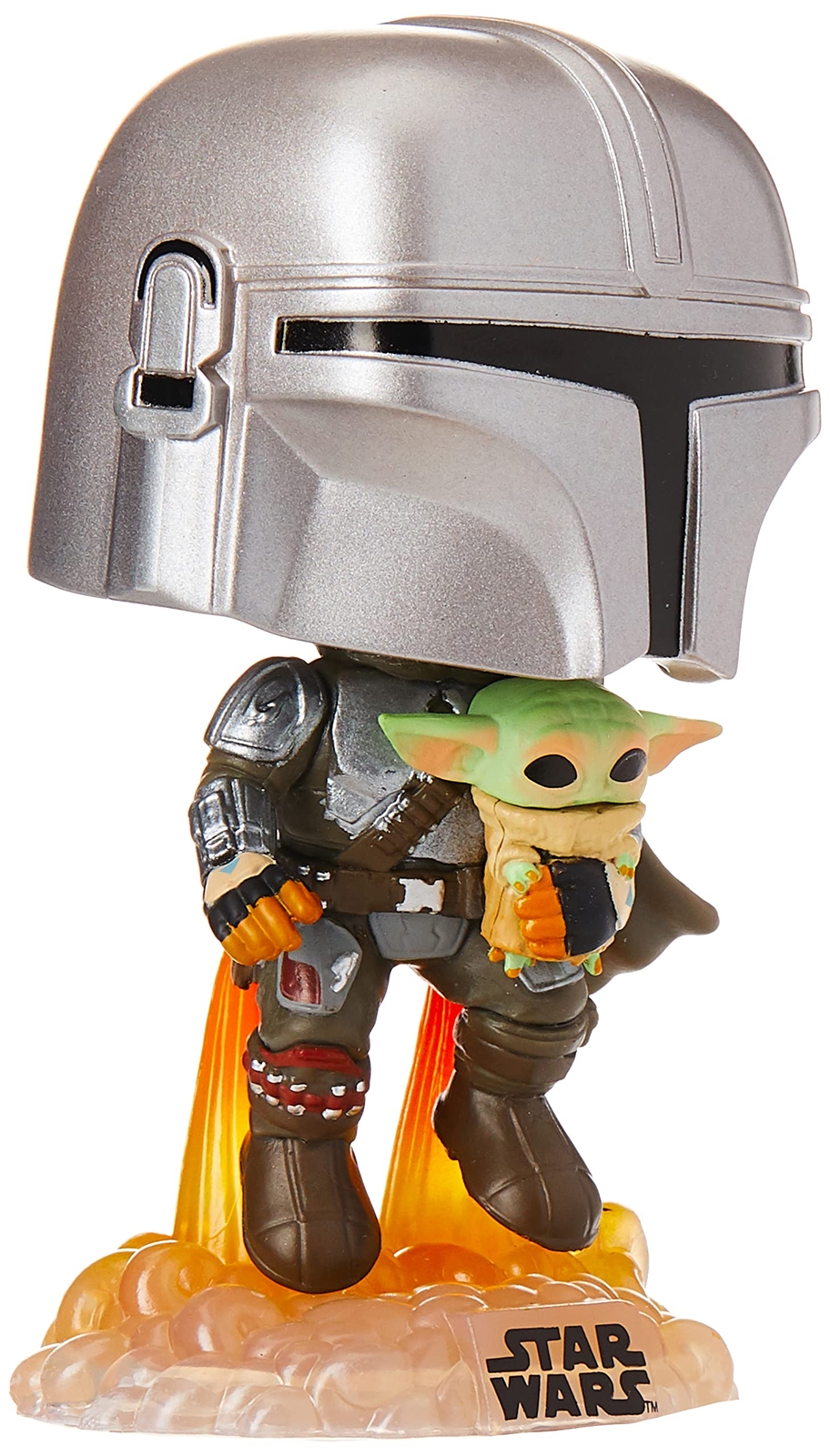 En Oferta Funko Pop! Star Wars: The Mandalorian - Mando Flying With Jet Pack - Collectable