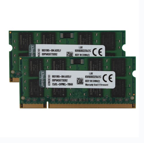 Mémoire RAM 4GB (2x2GB) DDR3 SODIMM Pour Toshiba Satellite C655-S5082 - Occasion Bon état