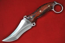 Busse Custom Triceratops .215" Flat Saber Satin INFI, Full Striped Maple Wood
