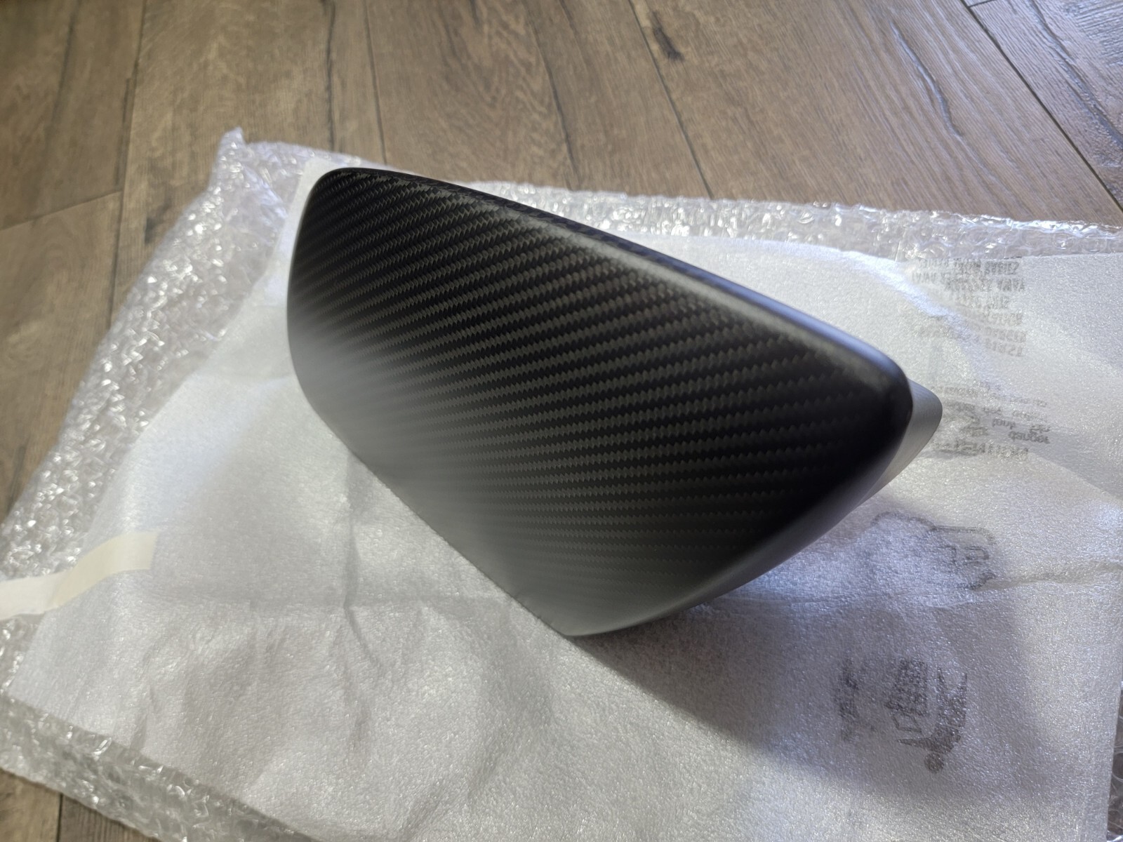 LAMBORGHINI HURACAN STO CARBON FIBER DRIVER LEFT SIDE MIRROR COVER SHELL UPPER 