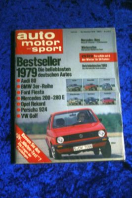 AMS Auto Motor Sport 22/79 * BMW 628 CSi Renault Alpine A 310 Porsche 924