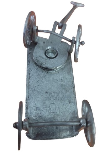 Pewter Wagon 3” working wheels and handle. LEAD FREE - Picture 2 of 21