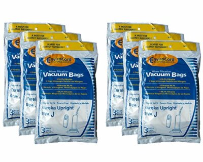 18 Eureka Allergy Style J Vacuum Bags, Athena, Boss Power Upright, Limited Ed...