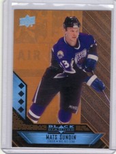 2014-15 UD Black Diamond Quad Diamond All-Star Mats Sundin #205 Orange Parallel