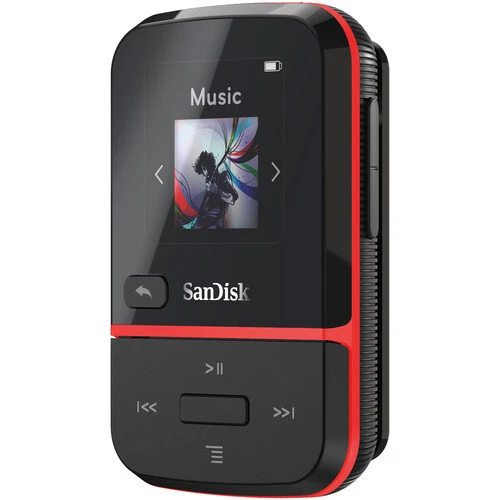 SanDisk Clip Sport Go 32GB MP3 Player - Red - Image 2 of 4
