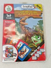 Leap Frog LeapPad Game ~ Leap and the Lost Dinosaur ~ NEW