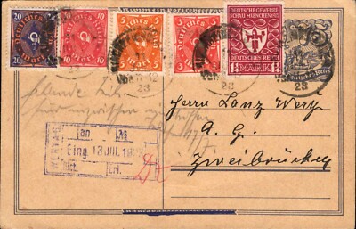 Dt. Ricca 1923 - Gsk 75 Pf. Alto Franked Su 40 Marchi (#9383)