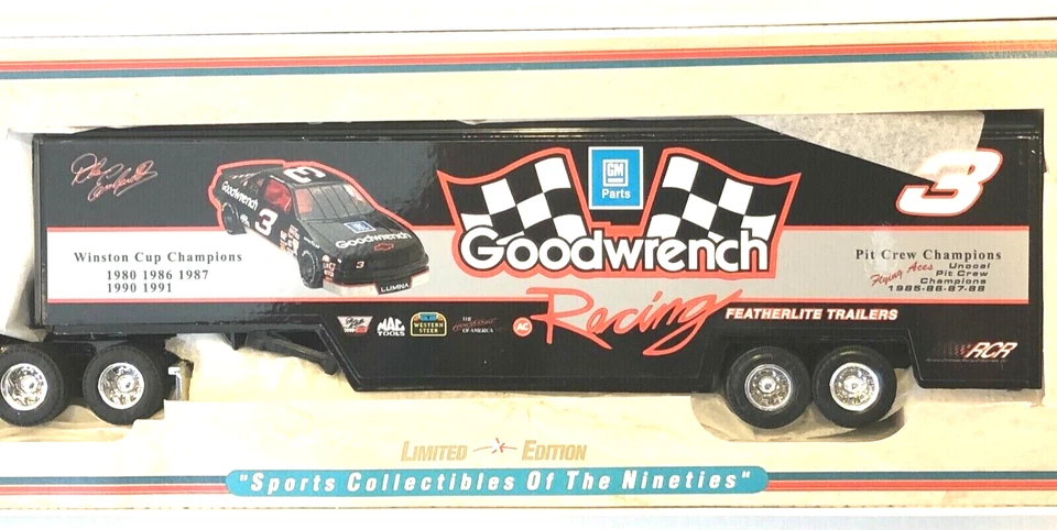 De colección Dale Earnhardt #3 GM GoodWrench NASCAR Chevy Race Team Car Transporter Foto 3 de 4