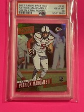 Patrick Mahomes Xtra Points Green 077/150 Rookie PSA 10 - POP 4 💎2017 Prestige