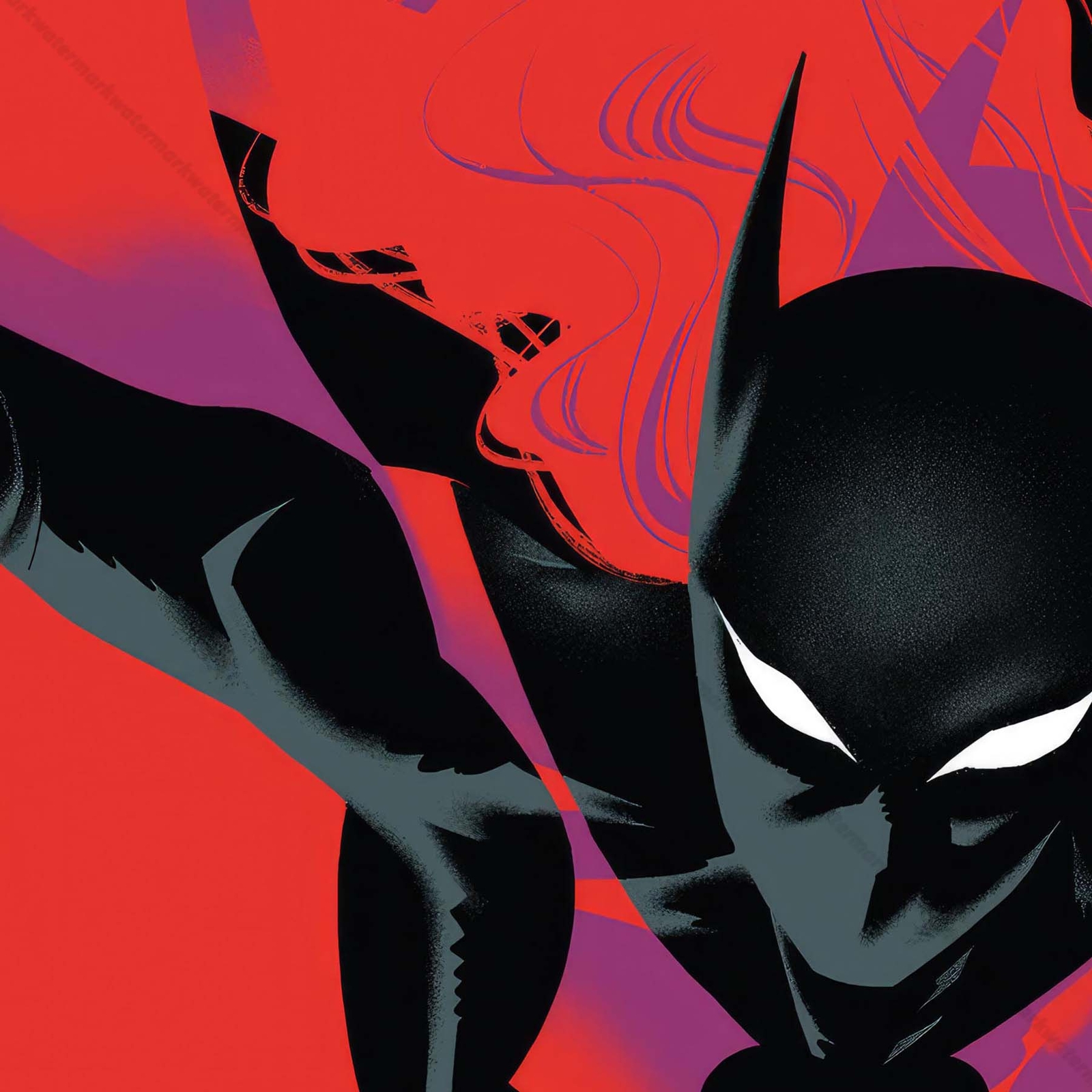 Poster Sur Toile Batman Beyond - Illustration DC Comics #7662, Sans Cadre
