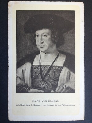 cpa LITHO DRUCK Porträt von Floris van EGMONT Ritter des GOLDENEN VLIES