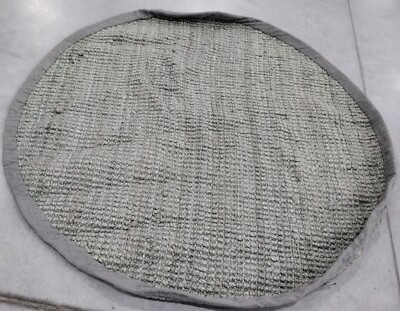 GREEN / GREY 5'-0'' x 5'-0'' Broken Thread Rug, Reduced Price 1172759026 NF730B-5R