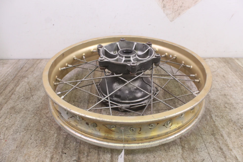 1985 YAMAHA YZ490 Rear Wheel Hub Rim Assembly Z Spoke 18in NEW BEARINGS & SEALS - Image 3 of 4