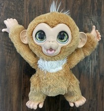 Hasbro Fur Real Friends BROWN Monkey Interactive Plush 2017 Furreal TESTED WORKS