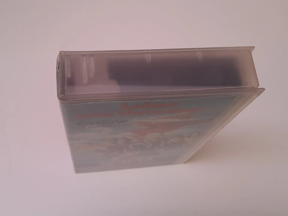 Catlow Leben ums Verrecken 1971 VHS German PAL Video Yul Brynner Glasbox Einlege - Bild 4 von 4