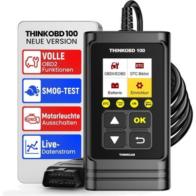 Diagnosegerät, OBDII KFZ Scanner, Fehlercodes lesen, Live-Daten, Universal