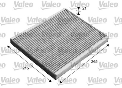 Innenraumfilter VALEO PROTECT 715553 Aktivkohlefilter für ABARTH ALFA OPEL ADAM