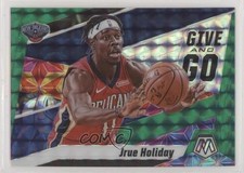 2019-20 Panini Mosaic Give and Go Green Mosaic Prizm Jrue Holiday #5 02v3