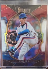 2023 Panini Select - Concourse David Cone #32 Tri-Color Prizm