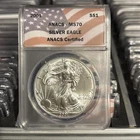 2001 American Silver Eagle ANACS MS70 #9