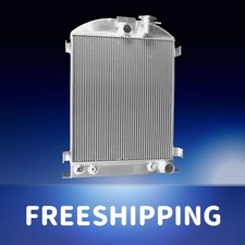 Fit Ford-model Chevy-v8-engine 1937-1938 At 3rows Aluminum Radiator Usa Fit Ford-model Chevy-v8-engine 1937-1938 At 3rows Aluminum Radiator Usa