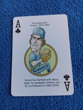 Floyd Bannister Card Seattle Mariners Hero Decks Playing Card Baseball Card MLB