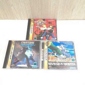 Sega Saturn Console with 2 Virtua Gun controllers & 3 games Japanese System