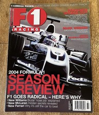 F1 Racing Magazine March 2004 Formula 1 Ferrari Season Preview Williams McLaren