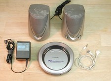 Sony D-EJ621 - PORTABLE CD PLAYER - Walkman w/speakers, Apple earbuds, AC adapt