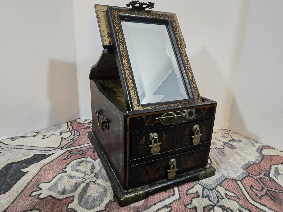 Wooden Gold Antique Chinese Boxes for sale | eBay