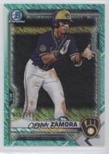 2021 Bowman Chrome Prospects Aqua Shimmer Refractor 65/125 Freddy Zamora 0x3q