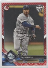 2018 Topps Holiday Bowman Red Holiday Sweater 10/10 Jean Segura #TH-JSE 0b2