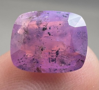3.30 CT Rare Natural Fluorescent Top Quality Afghani Pink Sapphire Gemstone@AFG