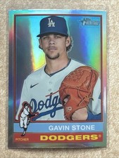 2025 Topps Heritage High Number SP Chrome Gavin Stone Refractor Parallel #439