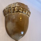 Frankoma #190 Acorn Wall Pocket, Desert Gold, 5.5”x4.5”. Excellent condition. — photo 2
