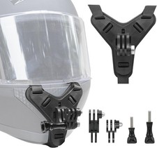 Helmet Chin Mount Strap Compatible with Gopro Hero 13 12 11 10 9 8 7 and DJI Osm